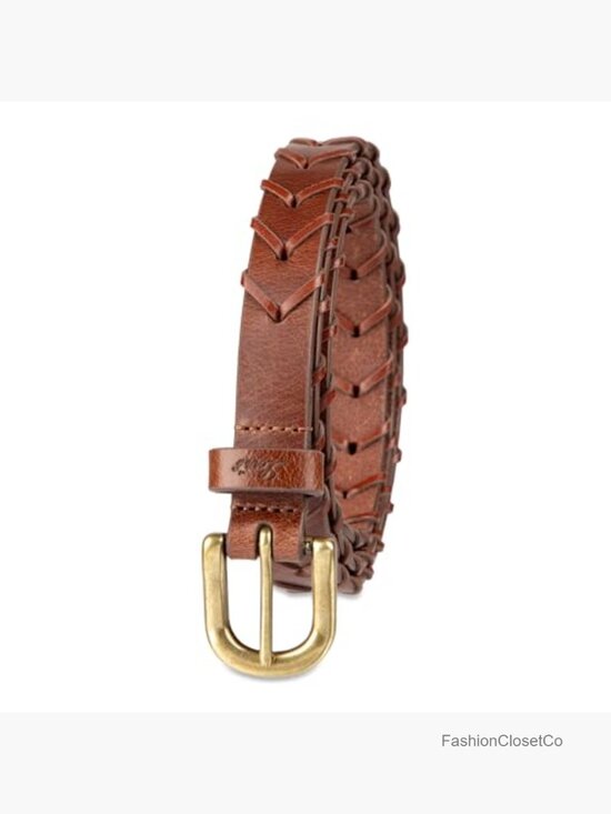 Fully Adjustable Skinny Braided Genuine Leather Casual Belt main image 4